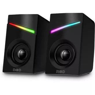 CONNECT IT Difuzoare NEO PC, RGB, USB, 3, 5mm, negru
