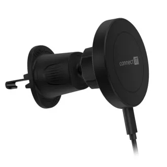 CONNECT IT InCarz InCarz MagSafe încărcător universal magnetic wireless pentru mașină, negru