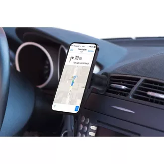 CONNECT IT InCarz InCarz MagSafe încărcător universal magnetic wireless pentru mașină, negru