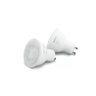 PHILIPS Hue White Ambiance, 2x bec 4, 2W GU10 PHILIPS Hue White Ambiance, 2x bec 4, 2W GU10
