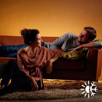 PHILIPS Hue White Ambiance, 2x bec 4, 2W GU10 PHILIPS Hue White Ambiance, 2x bec 4, 2W GU10