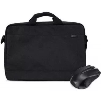 ACER STARTER KIT_15.6 "ABG960 geantă de transport neagră și mouse negru cu fir, 1Y transport