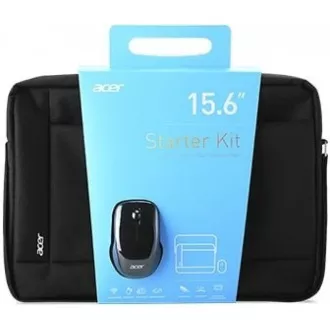 ACER STARTER KIT_15.6 "ABG960 geantă de transport neagră și mouse negru cu fir, 1Y transport