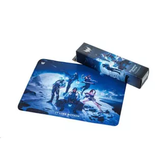 Mousepad de gaming ACER Predator M, strat inferior antiderapant din cauciuc, strat superior din poliester cu imprimeu