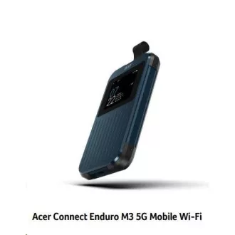 Router ACER Connect Enduro M6E, 20GB SIMO, 5G, LTE, ecran tactil de 2.4", Wifi, NFC, USB-C, 2.4GHz, 8000mAh, Alb