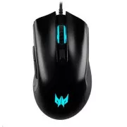Mouse cu fir ACER Predator Cestus 333, 5 niveluri DPI, 1ms, 400 IPS, 20 milioane de clicuri, USB 2.0, Negru
