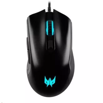 Mouse cu fir ACER Predator Cestus 333, 5 niveluri DPI, 1ms, 400 IPS, 20 milioane de clicuri, USB 2.0, Negru