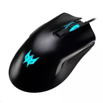 Mouse cu fir ACER Predator Cestus 333, 5 niveluri DPI, 1ms, 400 IPS, 20 milioane de clicuri, USB 2.0, Negru