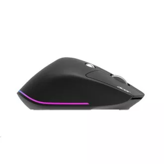 Mouse wireless ACER Easy Fit Mouse, ergonomic, 4000 dpi, 6 butoane, RGB, rază de acțiune 10 m, USB-C, BT, Negru