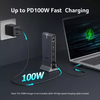 Mini-stație de andocare universală ACER 15 în 1 USB Tip-C: Interfață gazdă: USB-C, 2x USB-A 2.0, 1x USB-A 3.2 Gen2, 1x USB-A 3.2 Gen1, 1 Mini-stație de andocare universală ACER 15 în 1 USB Tip-C: Interfață gazdă: USB-C, 2x USB-A 2.0, 1x USB-A 3.2 Gen2, 1x USB-A 3.2 Gen1, 1