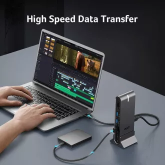 Mini-stație de andocare universală ACER 15 în 1 USB Tip-C: Interfață gazdă: USB-C, 2x USB-A 2.0, 1x USB-A 3.2 Gen2, 1x USB-A 3.2 Gen1, 1 Mini-stație de andocare universală ACER 15 în 1 USB Tip-C: Interfață gazdă: USB-C, 2x USB-A 2.0, 1x USB-A 3.2 Gen2, 1x USB-A 3.2 Gen1, 1
