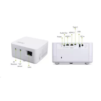Proiector ACER PD1810ic DLP 4K2K 1000 Lm 50.000:1 EMEA 2,4 kg Geantă de transport Cablu HDMI de alimentare EURO
