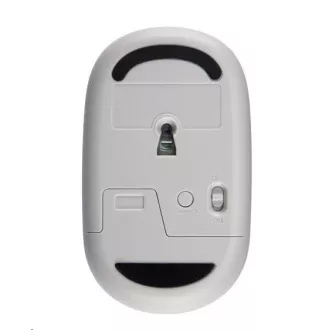 Mouse wireless ACER cu formă de bule, RF2.4G, 1600 dpi, alb