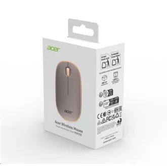 Mouse wireless ACER Bubble, RF2.4G, 1600 dpi, bej