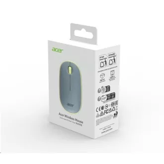 Mouse wireless ACER cu bule, RF2.4G, 1600 dpi, albastru