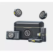 Hollyland Lark M2 Combo - Microfon Lavalier fără fir (Duo, ShineCharcoal)