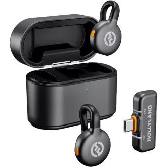 Microfon Lavalier Wireless Hollyland LARK M2S Duo cu Mufă USB-C (Duo, Gri Spațial) Microfon Lavalier Wireless Hollyland LARK M2S Duo cu Mufă USB-C (Duo, Gri Spațial)