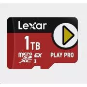 Card microSD Lexar Express PLAY Pro Express 7.1, R900/W600 C10 U3 (UHS-I) 1TB