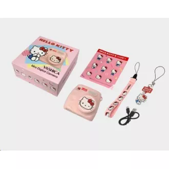 Aparat foto digital mini YASHICA x Hello Kitty (roz)