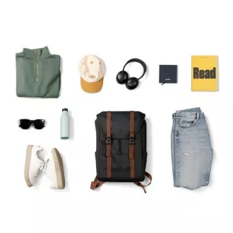 Rucsac pentru laptop TomToc VintPack - TA1, negru