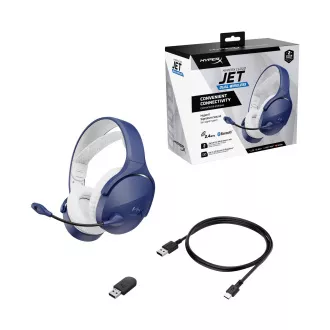 Căști de gaming wireless HyperX Cloud Jet Dual, albastre Căști de gaming wireless HyperX Cloud Jet Dual, albastre