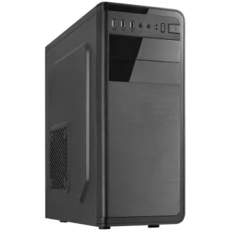Carcasă CRONO MT-760i Midi Tower, fără sursă de alimentare, negru