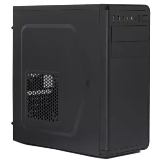Carcasă CRONO MT-760i Midi Tower, fără sursă de alimentare, negru