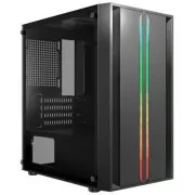 CRONO PCC-200-3 Carcasă Midi Tower, fără sursă de alimentare, negru