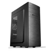 Carcasă CRONO D183A Midi Tower, fără sursă de alimentare, negru