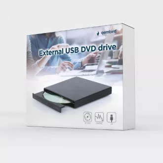 Burner DVD-ROM extern GEMBIRD DVD-USB-04, negru
