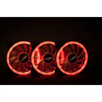 1stCOOL KIT AURA EVO CRYSTAL ARGB 3x ventilator Crystal White + controler ARGB Nano