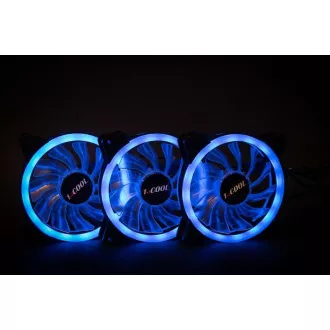 1stCOOL KIT AURA EVO CRYSTAL ARGB 3x ventilator Crystal White + controler ARGB Nano