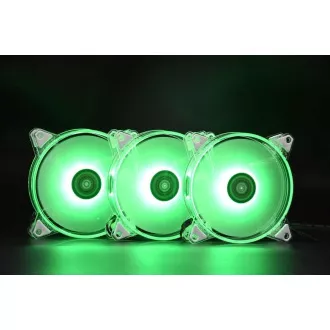 1stCOOL KIT AURA EVO CRYSTAL ARGB 3x ventilator Crystal White + controler ARGB Nano