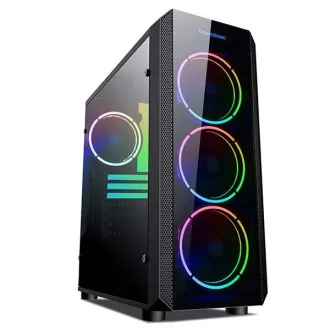 Carcasă VeinX Mars MAR01A Mid Tower, fără sursă de alimentare, 3xUSB, partea transparentă, 4xARGB Ventilator 120mm, negru - Despachetat Carcasă VeinX Mars MAR01A Mid Tower, fără sursă de alimentare, 3xUSB, partea transparentă, 4xARGB Ventilator 120mm, negru - Despachetat