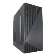 Carcasă VeinX Crown CR18A Mid Tower, fără sursă de alimentare, 1x USB3.0, 2x USB2.0, negru