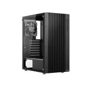 Carcasa 1stCOOL GAMER 4, Mid tower, AU, USB 3.0, USB-C, 2x120mm, partea transparentă, fără alimentare, negru