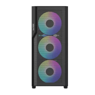 Carcasă 1stCOOL GAMER 5, turn mediu, AU, USB 3.0, USB-C, 2 ventilatoare 140 ARGB, 1 ventilator 120 ARGB, fără sursă de alimentare, negru Carcasă 1stCOOL GAMER 5, turn mediu, AU, USB 3.0, USB-C, 2 ventilatoare 140 ARGB, 1 ventilator 120 ARGB, fără sursă de alimentare, negru