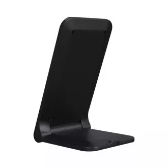 Încărcător wireless QI 1stCOOL H18, suport pliabil, USB-C, negru
