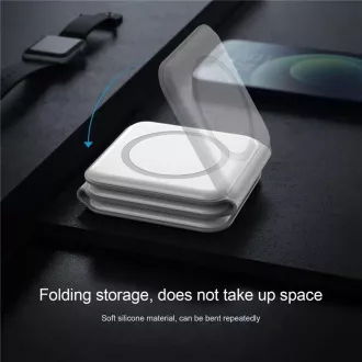 Încărcător QI portabil fără fir 1stCOOL 3 în 1, MagSafe, USB-C, negru Încărcător QI portabil fără fir 1stCOOL 3 în 1, MagSafe, USB-C, negru
