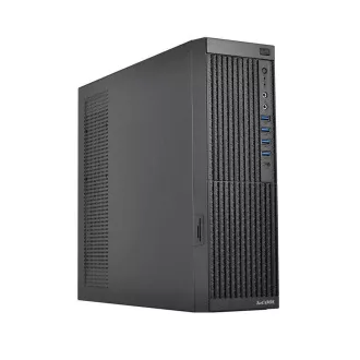 Carcasă 1stCOOL COMPACT 2, Micro Tower, AU, USB 3.0, USB-C, CR, 1x Ventilator 60mm, neagră