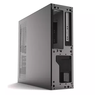 Carcasă 1stCOOL COMPACT 2, Micro Tower, AU, USB 3.0, USB-C, CR, 1x Ventilator 60mm, neagră