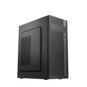 Carcasă VeinX ID02A Mid Tower, fără sursă de alimentare, 1x USB3.0, 2x USB2.0, neagră