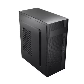 Carcasă VeinX ID02A Mid Tower, fără sursă de alimentare, 1x USB3.0, 2x USB2.0, neagră