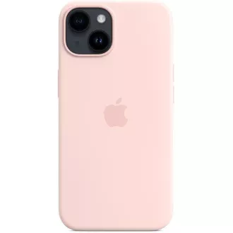 APPLE iPhone 14 carcasă din silicon cu MagSafe - Chalk Pink