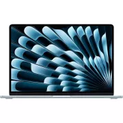 Apple MacBook Air 15'' cu cip M4, procesor cu 10 nuclee și GPU cu 10 nuclee, 16 GB, SSD de 512 GB - Albastru deschis