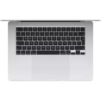 Apple MacBook Air 15'' cu cip M4, procesor cu 10 nuclee și GPU cu 10 nuclee, 16 GB, SSD de 512 GB - Argintiu