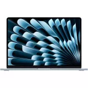 Apple MacBook Air 15'' cu cip M4, procesor cu 10 nuclee și GPU cu 10 nuclee, 24GB, SSD de 512GB - Albastru deschis
