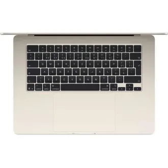 Apple MacBook Air 15'' cu cip M4, procesor cu 10 nuclee și grafică cu 10 nuclee, 24GB, SSD de 512GB - Starlight