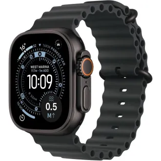 Carcasă neagră din titan pentru Apple Watch Ultra 3 GPS + Cellular, 49 mm, cu curea neagră Ocean Carcasă neagră din titan pentru Apple Watch Ultra 3 GPS + Cellular, 49 mm, cu curea neagră Ocean