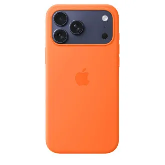 Husă din silicon Apple pentru iPhone 17 Pro Max cu MagSafe - Portocalie